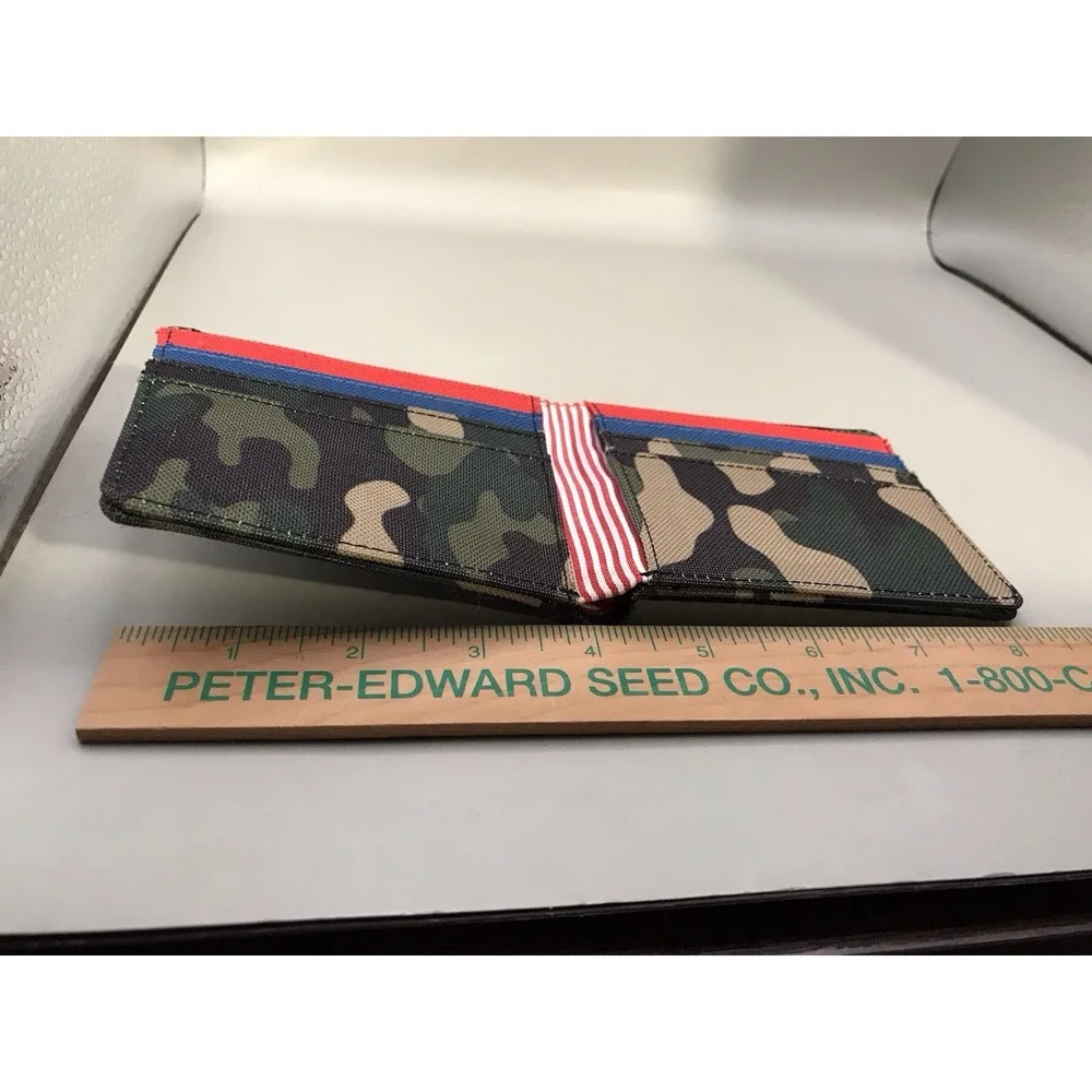 Bifold Camouflage Wallet 6 Card Slots‎